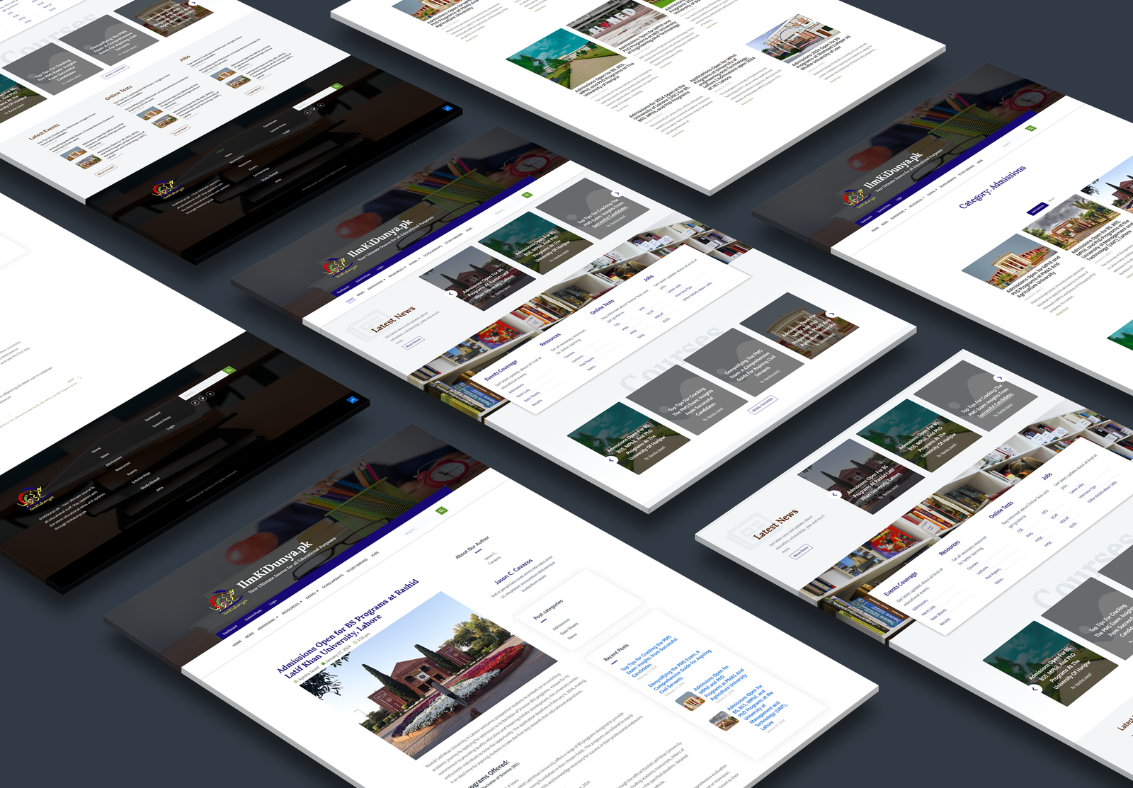 Ilmkidunya – Educational Platform Website